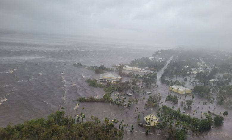 Uragano Ian, l'impatto sulla Florida. Foto da Fort Myers