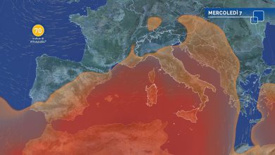 Photo of Meteo, fase di maltempo anche intenso al Centro-Nord: zone e tempistiche