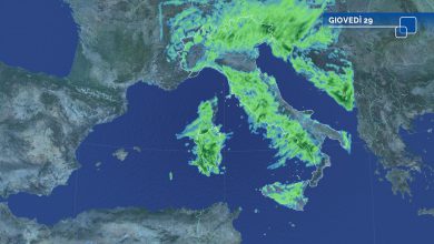 Photo of Nuova ondata di maltempo: rischio di grandine e nubifragi, allerta fino ad arancione