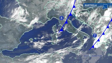 Photo of Meteo: fino a mercoledì breve tregua. Giovedì torna il maltempo: ecco dove