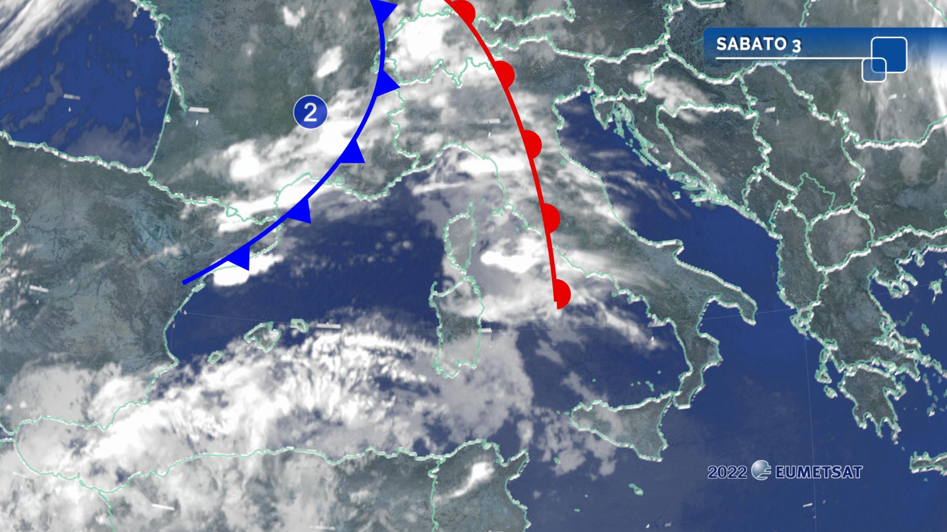 meteo weekend - sabato 3 settembre