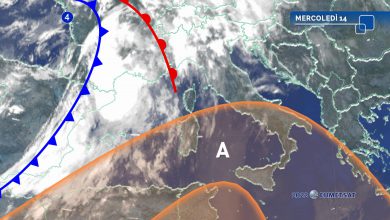 Photo of Meteo: qualche pioggia al Centro-Nord. Giovedì temporali e caldo anomalo