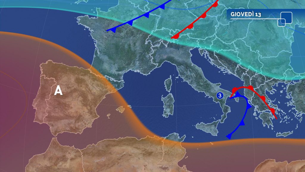 meteo giovedì maltempo