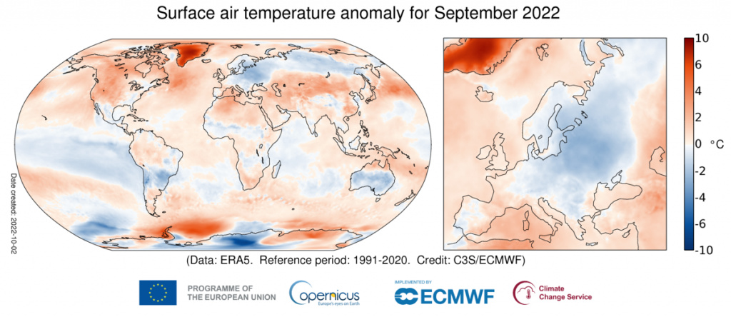 settembre freddo caldo groenlandia