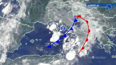 Photo of Vortice ciclonico sul Centro-Sud: le zone a rischio fenomeni intensi
