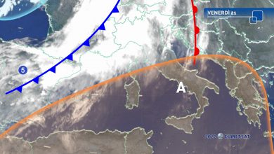 Photo of Meteo: maltempo al Nord e Scirocco al Centro-Sud con picchi fino a 30 gradi