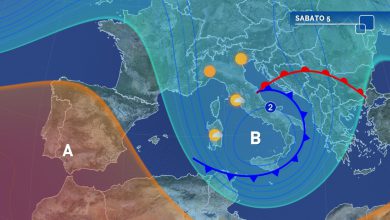 Photo of Vortice ciclonico sull’Italia: per 48 ore rischio di nubifragi e vento forte. Le previsioni meteo