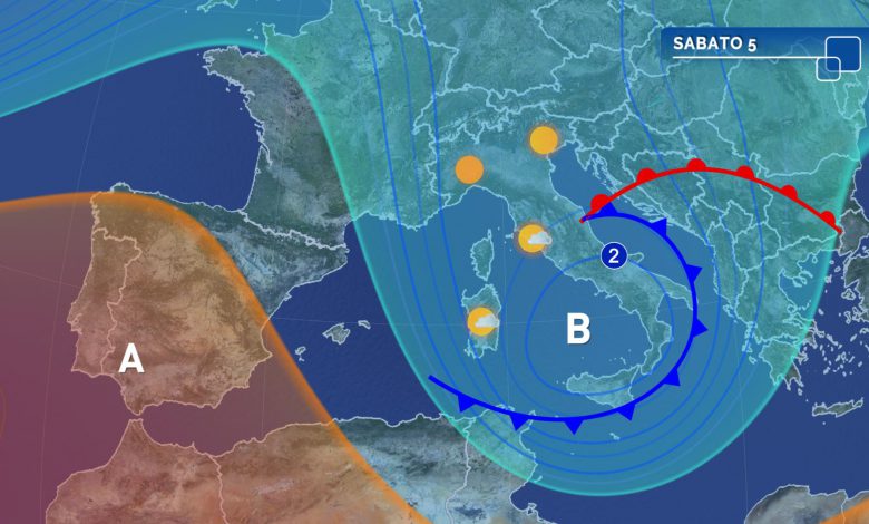maltempo vortice meteo
