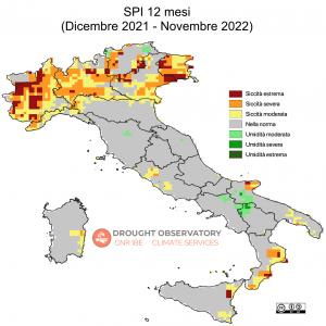 siccità italia nord ovest