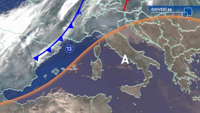 Photo of Meteo: poca pioggia fino a venerdì. San Silvestro e Capodanno con clima molto mite