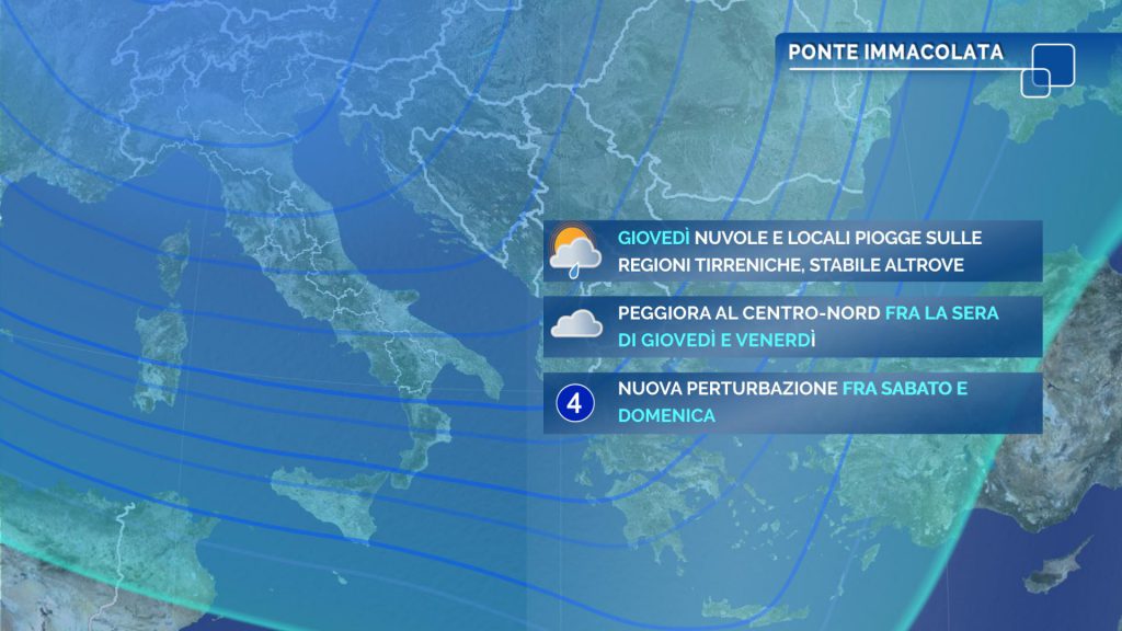 meteo immacolata neve