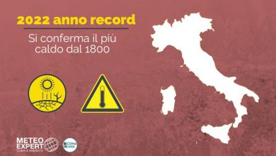 Photo of Il 2022 si conferma l’anno più caldo dal 1800 per la penisola italiana