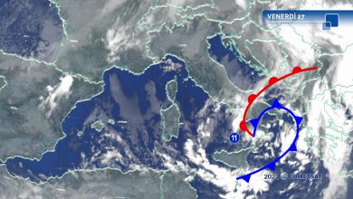Photo of Meteo, nuovo afflusso di aria fredda! Sabato precipitazioni: ecco dove