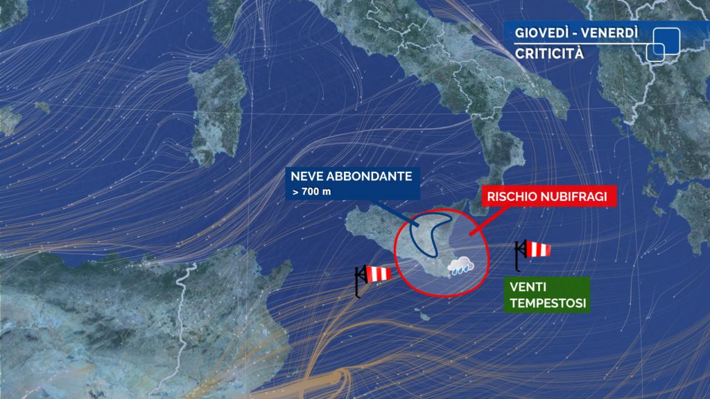 meteo maltempo giovedì nubifragi