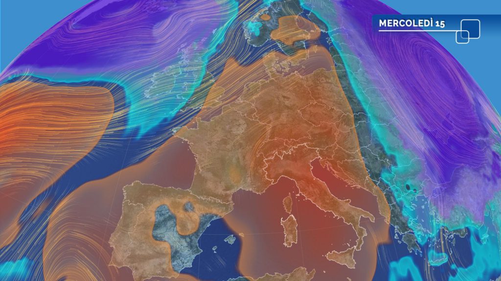 meteo mercoledì anticiclone