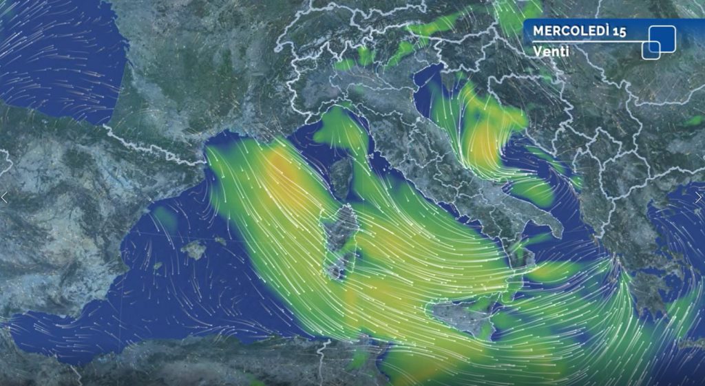 vento oggi meteo
