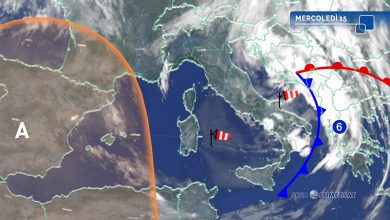 Photo of Burrasca di vento oggi sull’Italia e piogge sparse al Centro-Sud: le previsioni meteo