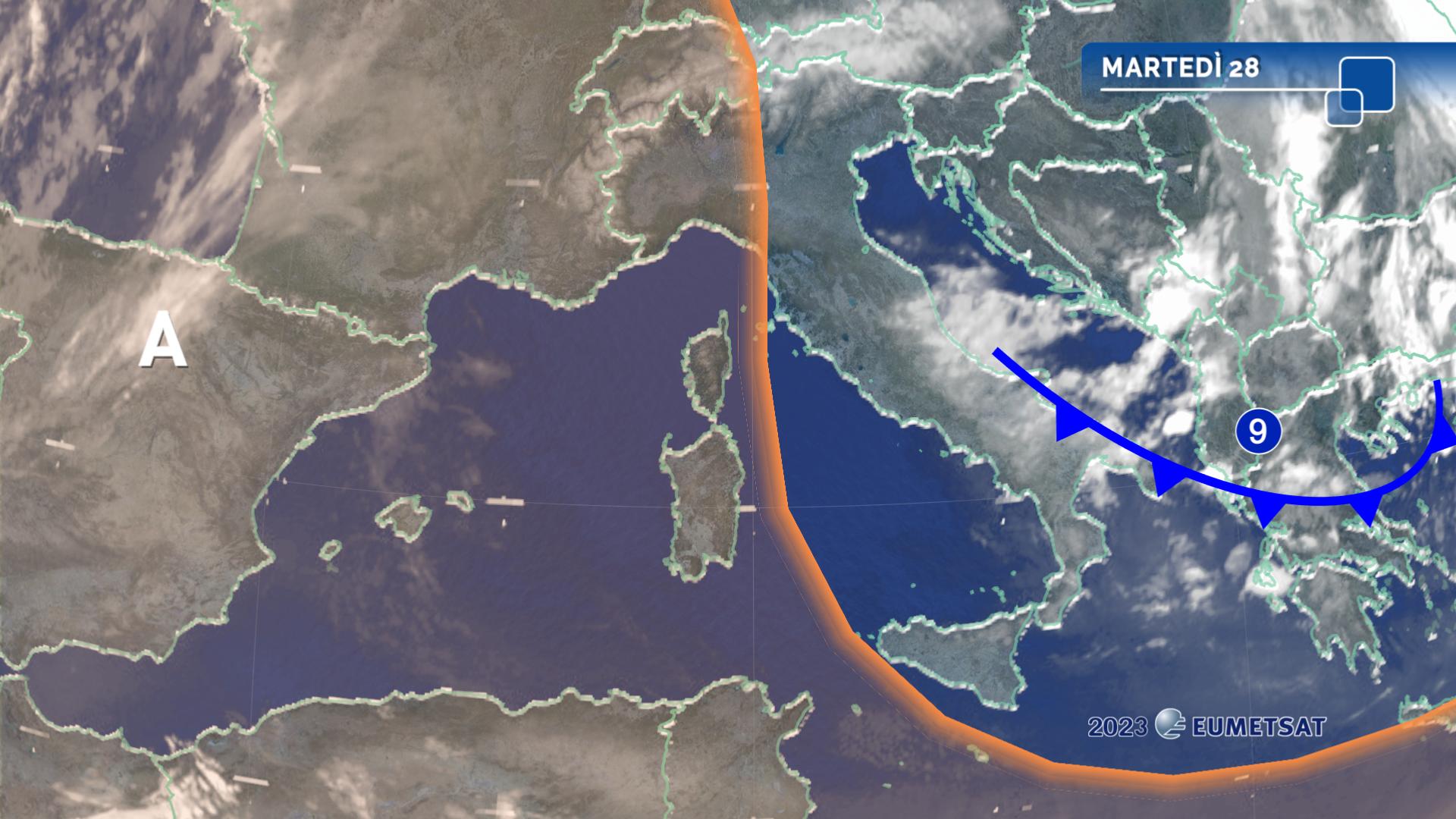 meteo vento forte freddo