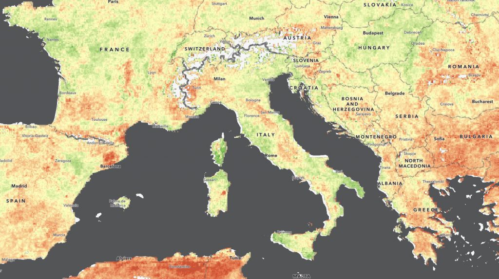 siccità acqua dolce europa