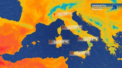 Photo of Meteo Pasqua e Pasquetta: clima mite e perturbazione in allontanamento. Le zone a rischio pioggia
