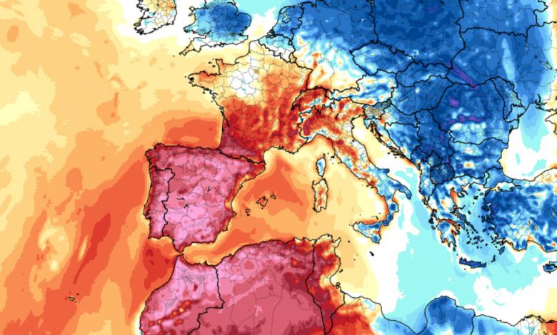 caldo record spagna europa
