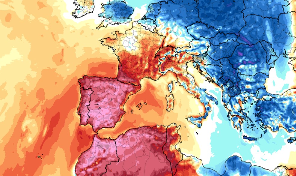 Calor récord en España, casi 39 grados: nunca una temperatura tan alta en abril en toda Europa