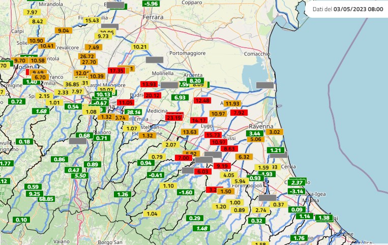 alluvione emilia romagna fiumi allerta meteo faenza bologna