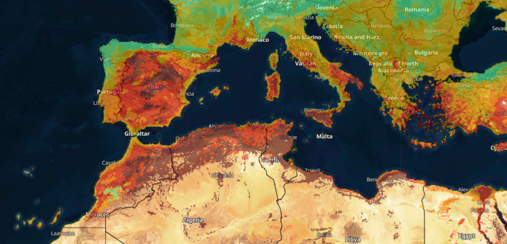 Ακραία ζέστη στο βόρειο ημισφαίριο: 46 βαθμοί στη Σικελία, 45 στην Ισπανία