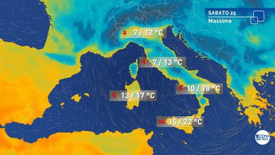 Photo of Inverno alle porte, con la tempesta “Bettina” arrivano freddo, vento e neve: ecco quando