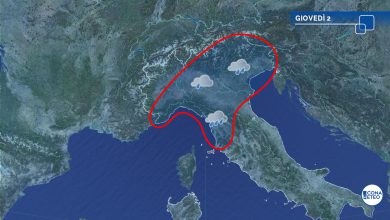 Photo of Maltempo, giovedì 2 burrasca di vento, piogge e neve abbondante sulle Alpi