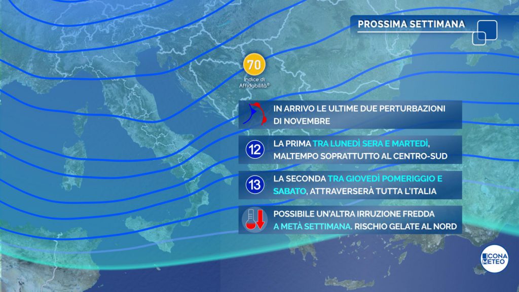 quando arriva freddo neve