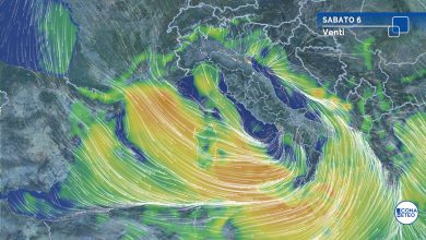 Photo of Svolta meteo per l’Epifania: vortice porta pioggia, freddo, vento forte e neve