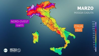 Photo of Pioggia record al Nord-Ovest: marzo è stato il più piovoso degli ultimi 65 anni