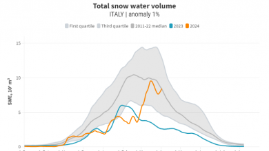 Photo of Neve abbondante sulle Alpi, nel 2024 colmato il deficit nazionale