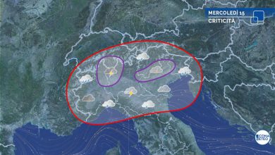 Photo of Forte Maltempo mercoledì 15: rischio di piogge intense e nubifragi anche a Milano