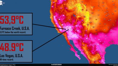Photo of Caldo record a Las Vegas: sfiorati i 49 gradi. Ondata di calore “potenzialmente storica”