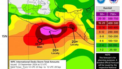 Photo of Uragano John e Helene: doppia minaccia sul Nord America in appena 72 ore