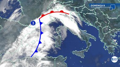 Photo of Tempesta Atena: maltempo da domenica 8. Allerta meteo al Centro-Nord