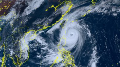 Photo of Super tifone Kong-rey verso Taiwan con raffiche a quasi 300 km/h