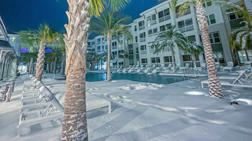 tempesta neve Florida