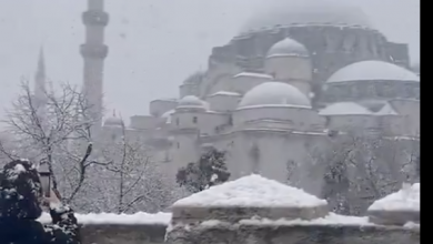 Photo of Freddo e gelo in Turchia: 40 centimetri di neve a Istanbul