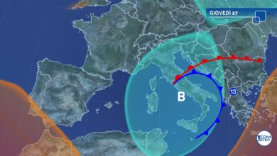Photo of Maltempo, è allerta al Centro-Sud: gli aggiornamenti