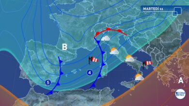 Photo of Maltempo in molte regioni: tanta pioggia, vento forte e neve in montagna