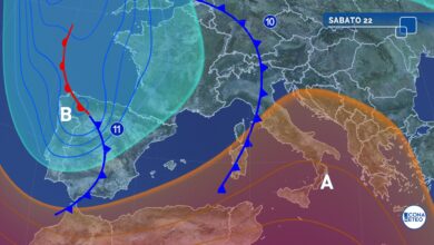 Photo of Maltempo sull’Italia: weekend con piogge intense e vento di tempesta