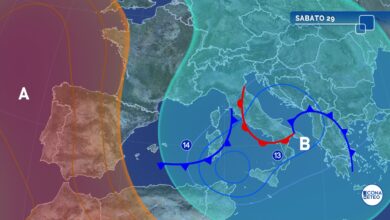 Photo of Maltempo, due perturbazioni sull’Italia: piogge intense e vento forte
