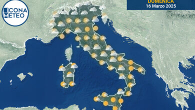 Photo of Meteo Italia oggi: maltempo al Nord, instabilità al Centro e sole al Sud