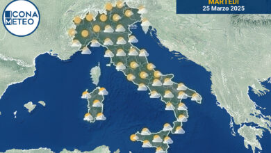 Photo of Meteo Italia oggi: Piogge e nuvole al Nord, schiarite al Sud