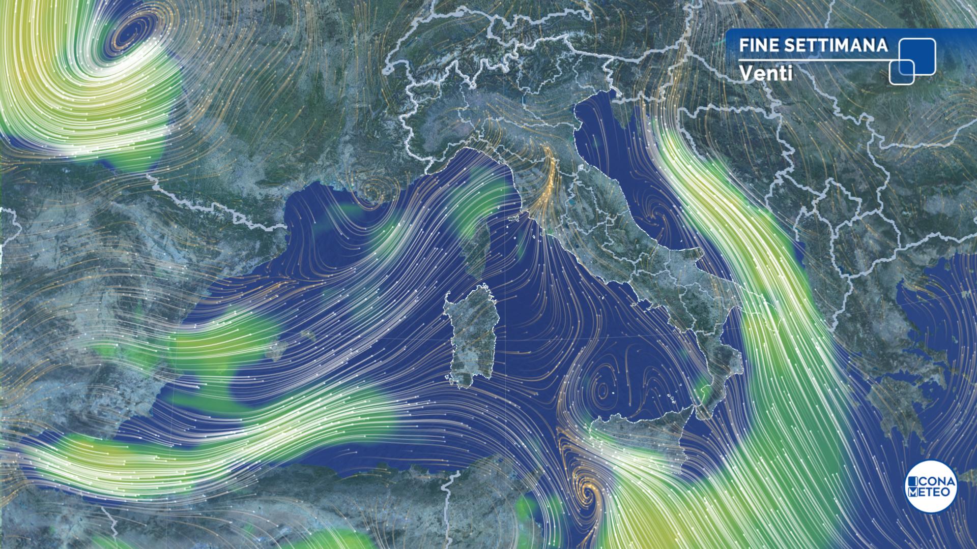 maltempo - vento weekend