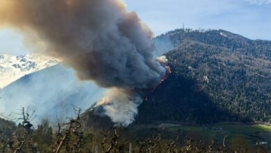 Photo of Incendio in Alto Adige: 100 ettari di bosco distrutti a Prato allo Stelvio