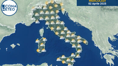 Photo of Meteo Italia oggi: Sole al Nord, piogge e maltempo al Centro e Sud